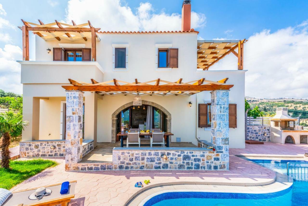 New Villa Kantifes 4 Families Or Couples With Private Pool & Bbq Kirianna Екстер'єр фото