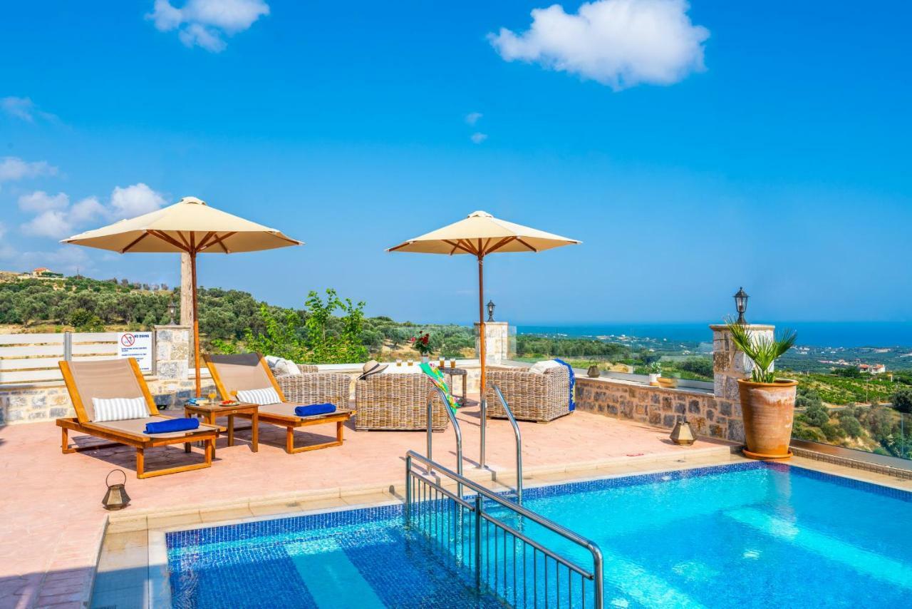 New Villa Kantifes 4 Families Or Couples With Private Pool & Bbq Kirianna Екстер'єр фото
