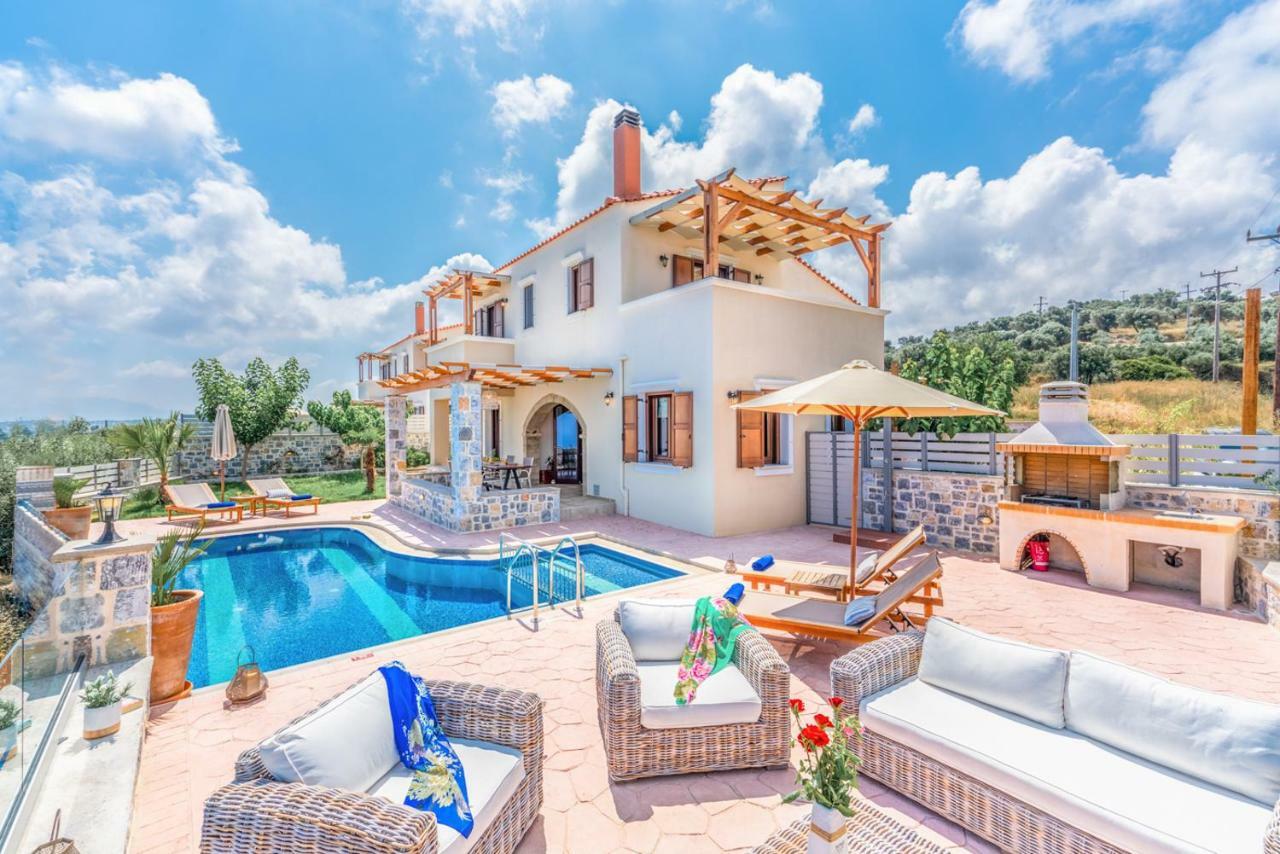 New Villa Kantifes 4 Families Or Couples With Private Pool & Bbq Kirianna Екстер'єр фото